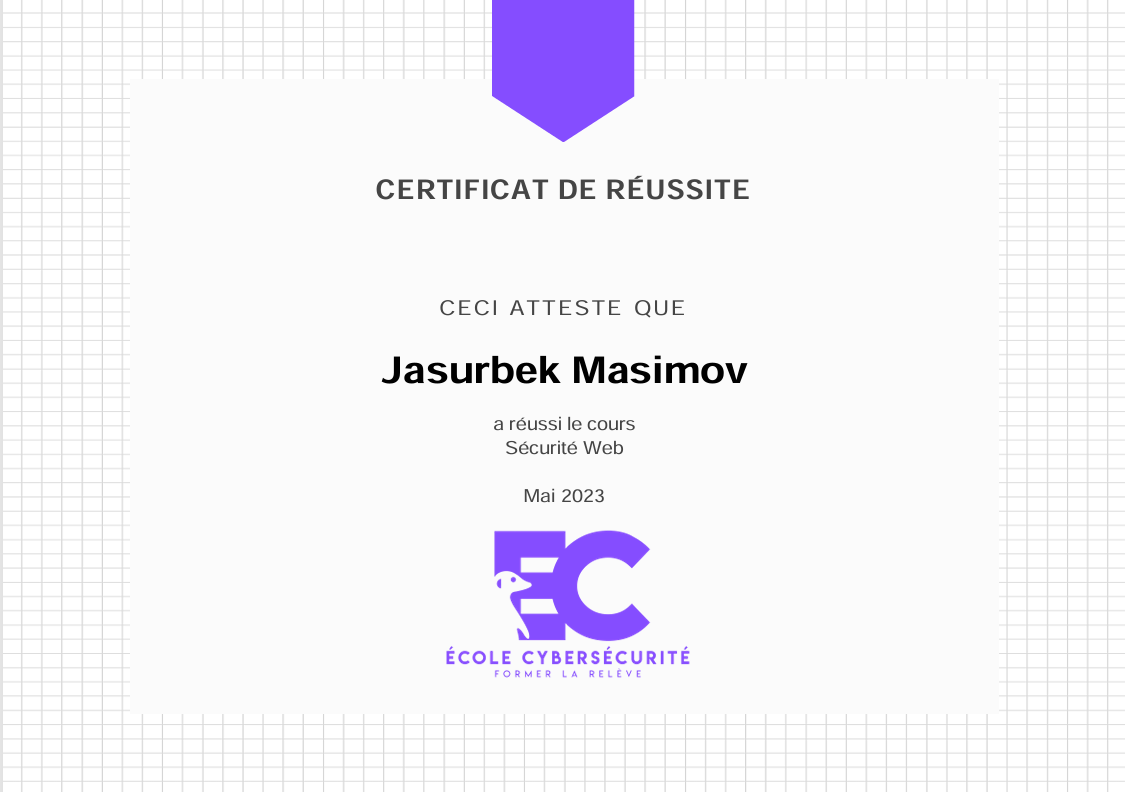 Web Security Attestation